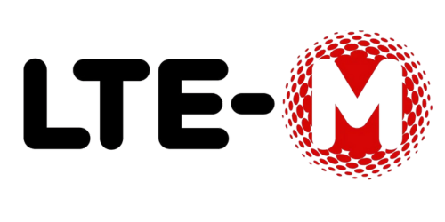 LTE-M logo representing low-power wide-area cellular connectivity